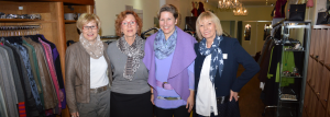 von links: Petra Menze, Heide Müller, Inhaberin Sonja Antons - Damm und Helga Rosenbrock.